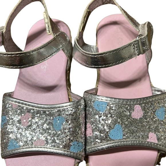 Carter’s sandals girl heart glitter size 11 - Picture 5 of 10